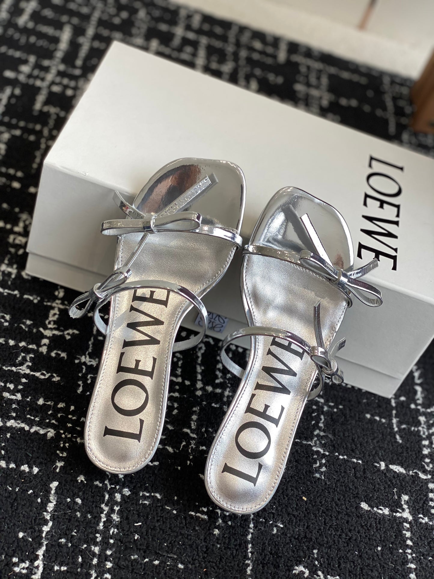 Loewe-slippers Summer limited edition ice silk mesh slippers