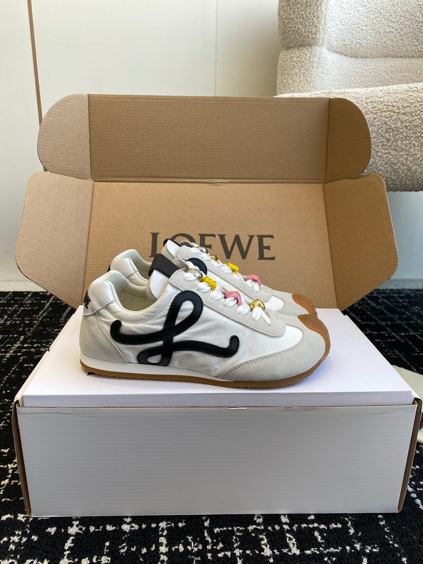 Loewe-Shoes Balletrunner ballet sneakers