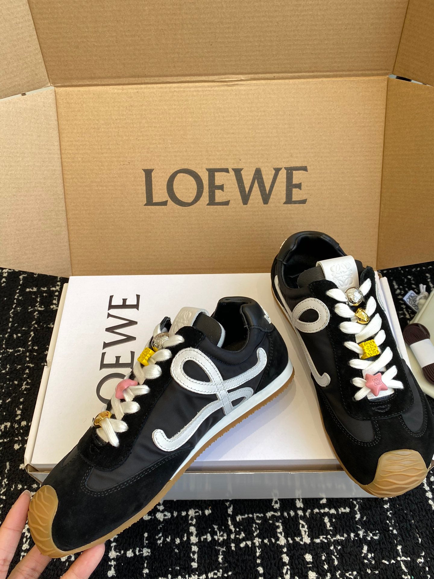 Loewe-Shoes Balletrunner ballet sneakers