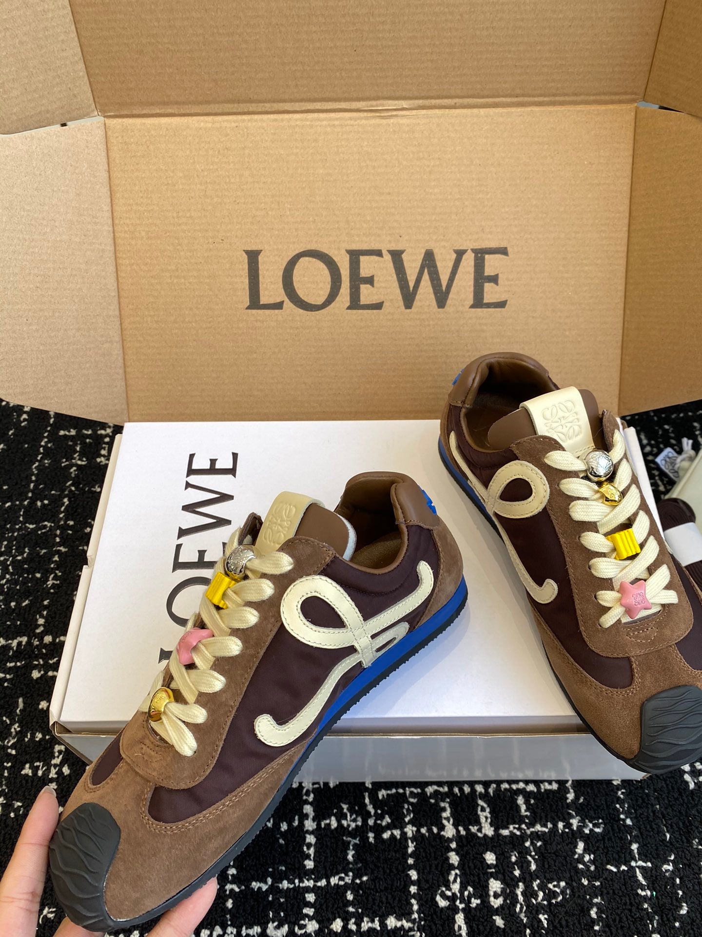 Loewe-Shoes Balletrunner ballet sneakers