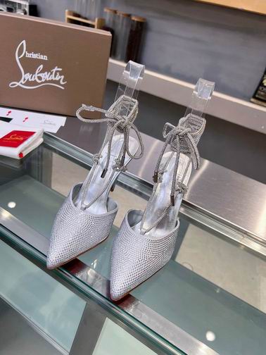 Women's CL-High Heels Elegant Fashionable Silver (8.5CM)