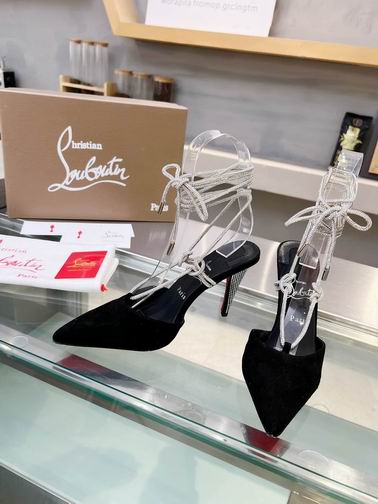Women's CL-High Heels Elegant Fashionable Black (8.5CM)