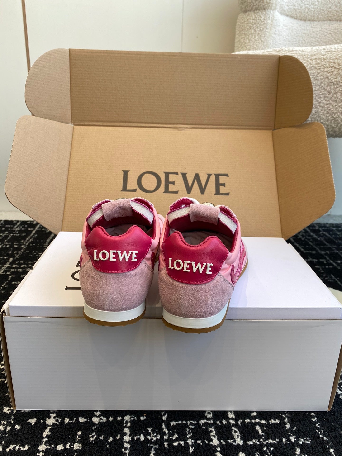 Loewe-Shoes Balletrunner ballet sneakers
