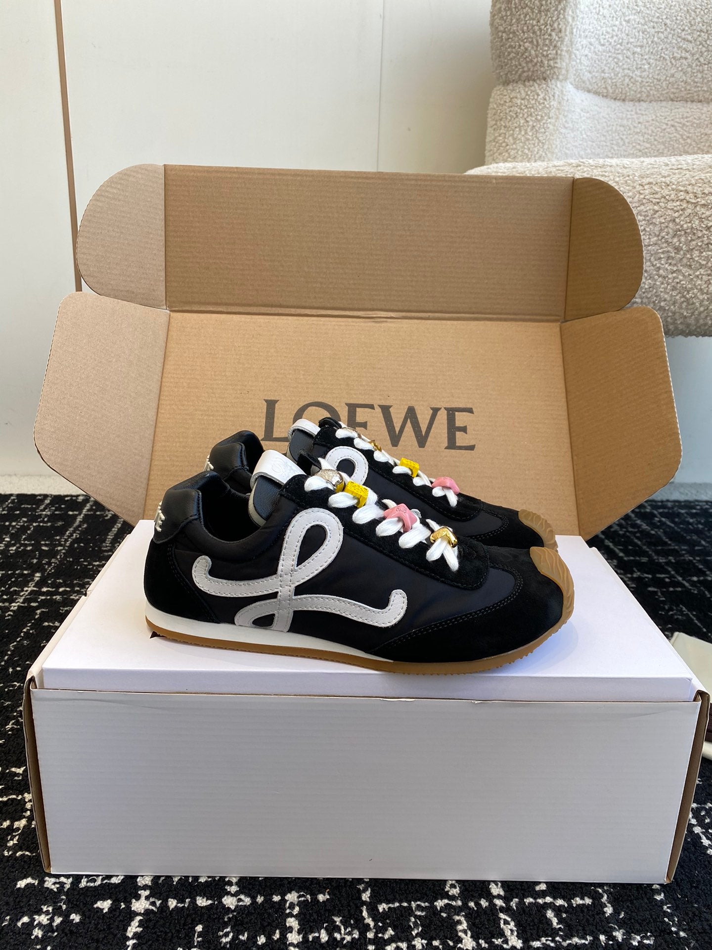 Loewe-Shoes Balletrunner ballet sneakers