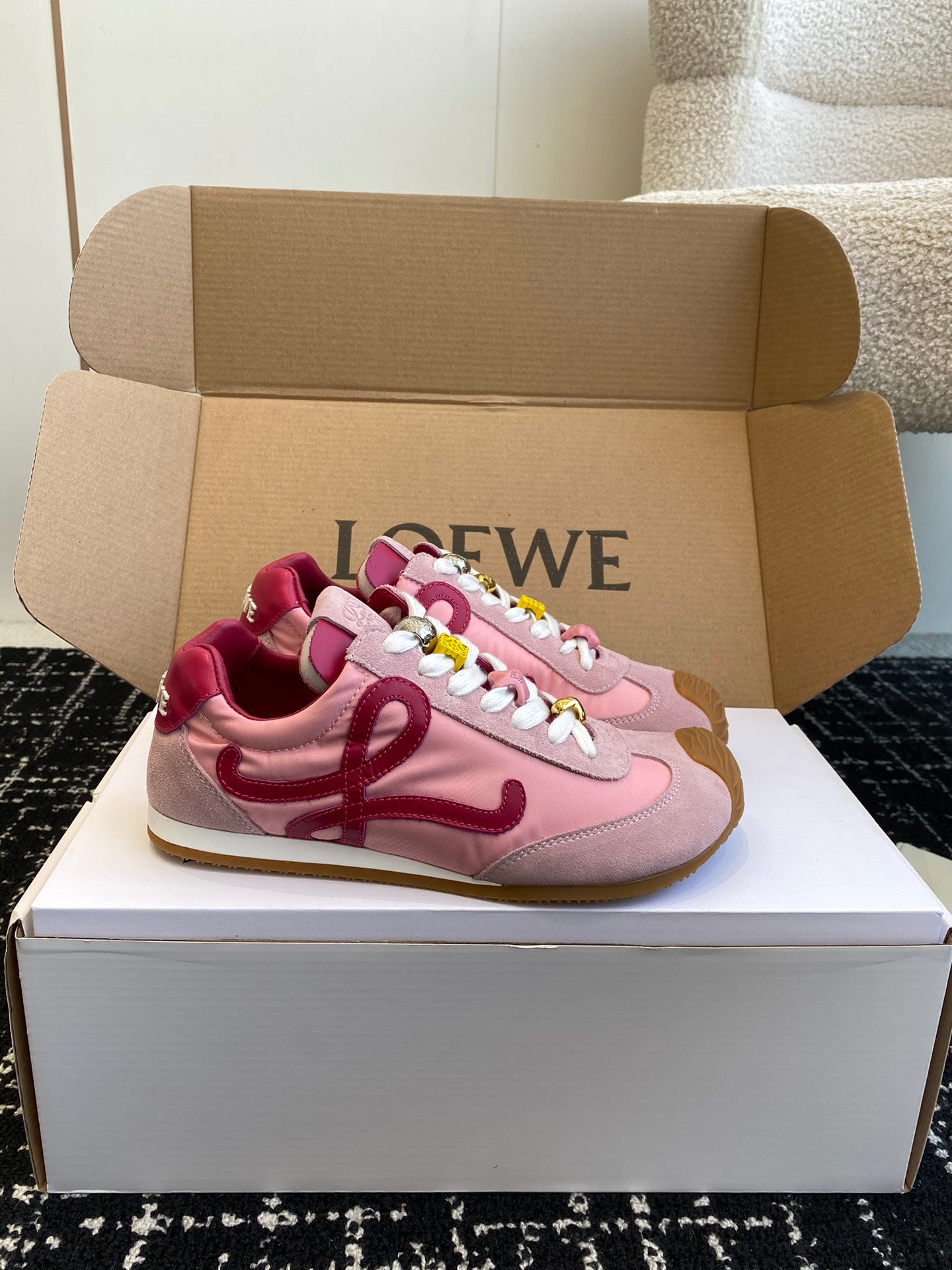 Loewe-Shoes Balletrunner ballet sneakers
