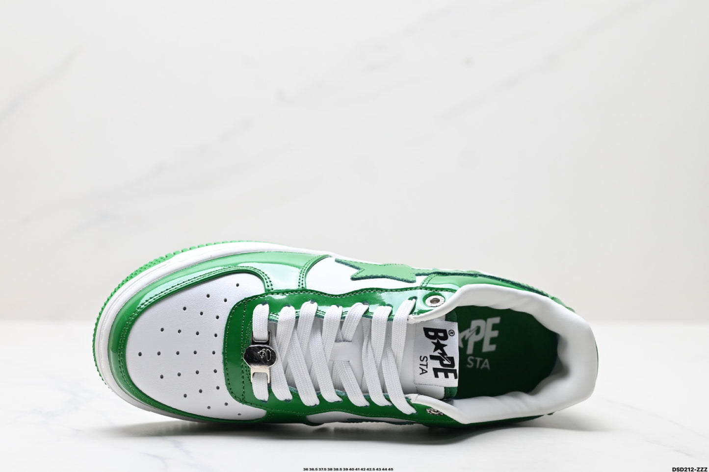 Bape-Shoes Green Sk8 Sta Low Casual Sports Shoes