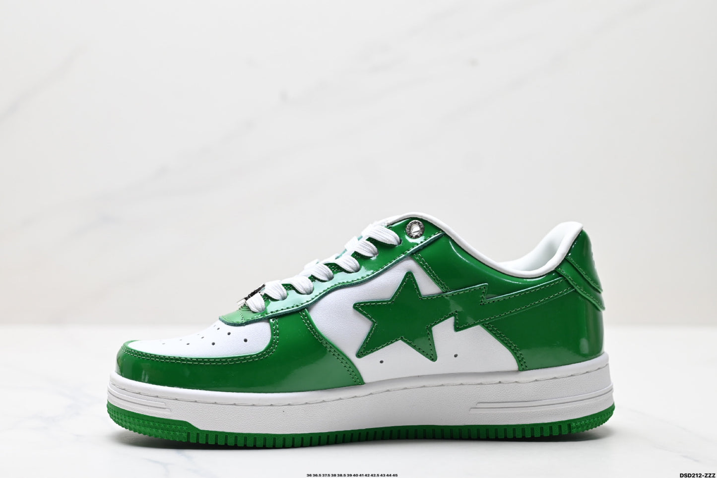Bape-Shoes Green Sk8 Sta Low Casual Sports Shoes