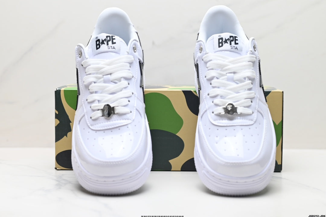 Bape-Shoes low cut casual board shoes