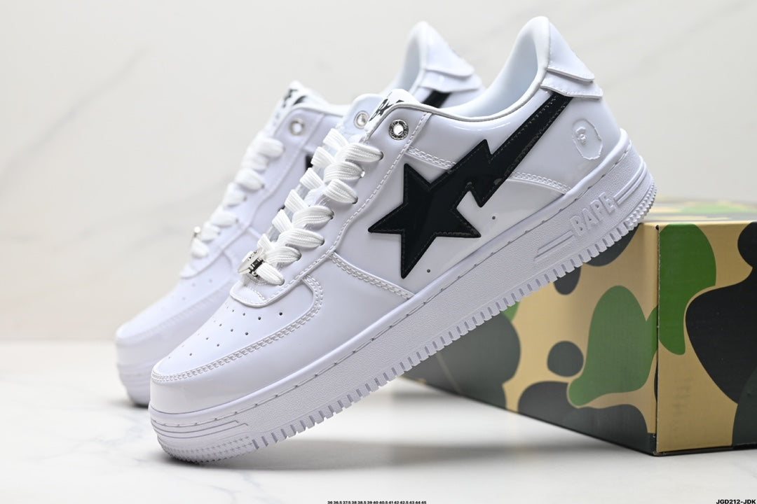 Bape-Shoes low cut casual board shoes