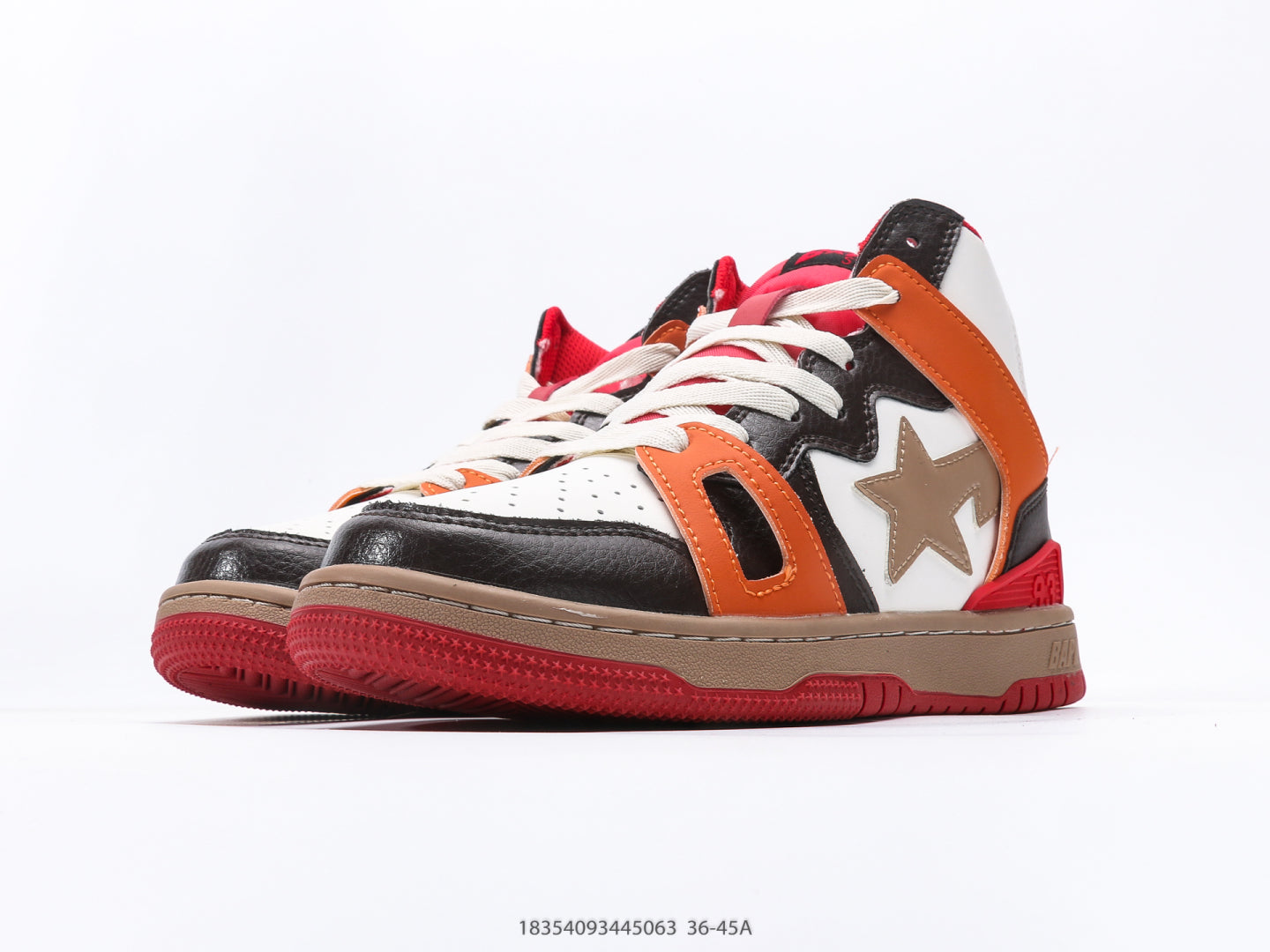 Bape-Shoes High top casual sports skateboard board shoes
