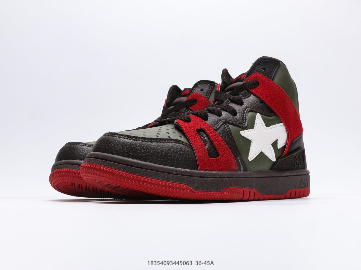 Bape-Shoes High top casual sports skateboard board shoes