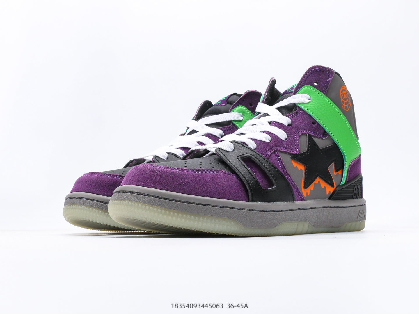 Bape-Shoes High top casual sports skateboard board shoes