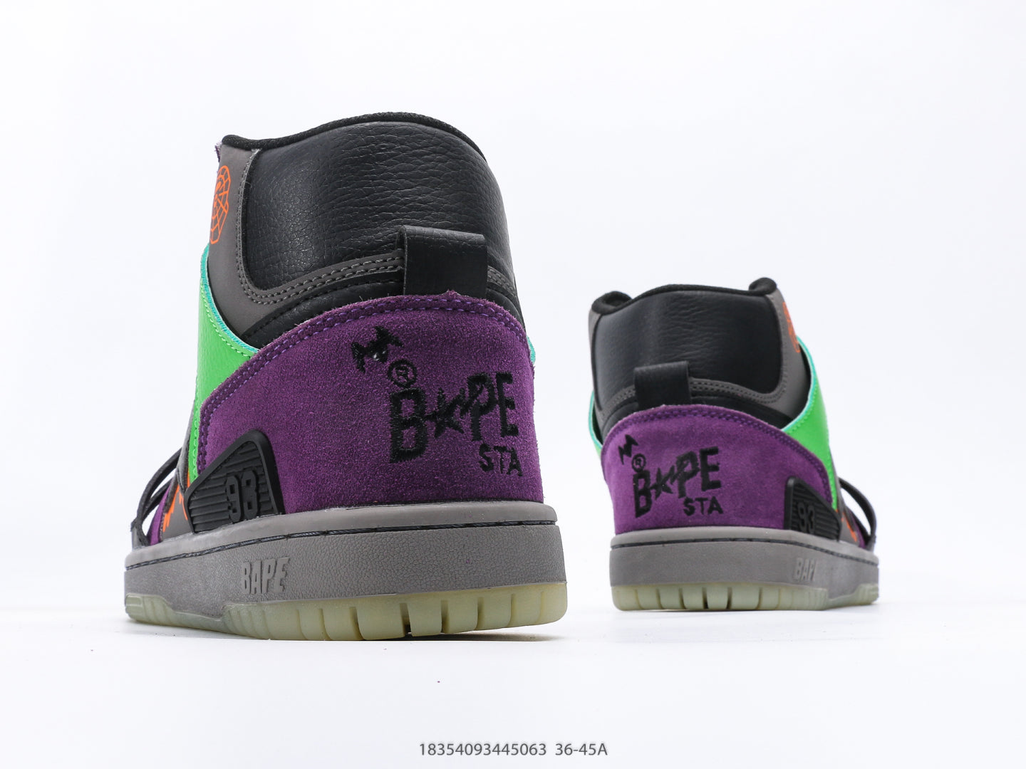 Bape-Shoes High top casual sports skateboard board shoes