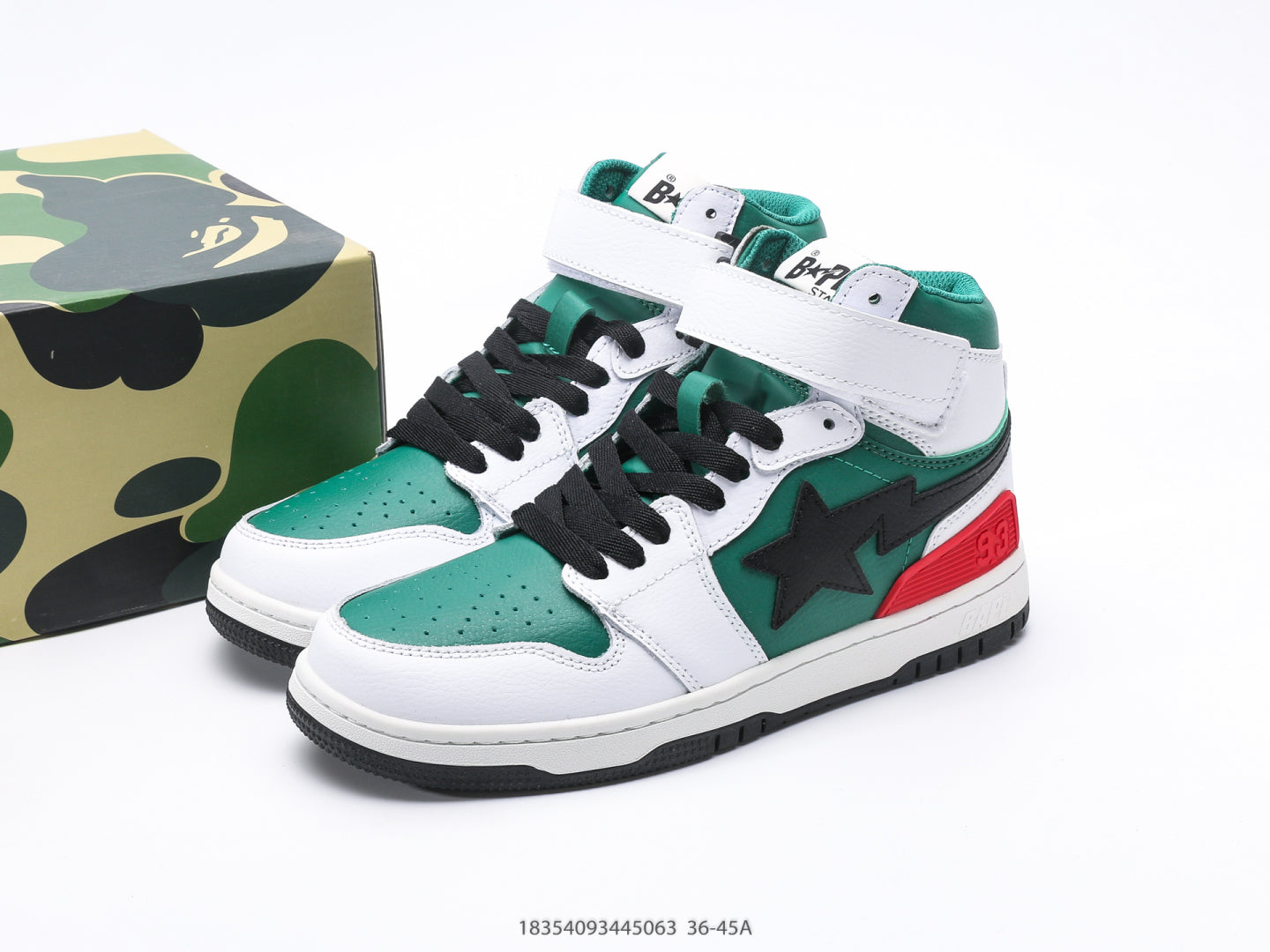 Bape-Shoes High top casual sports skateboard board shoes
