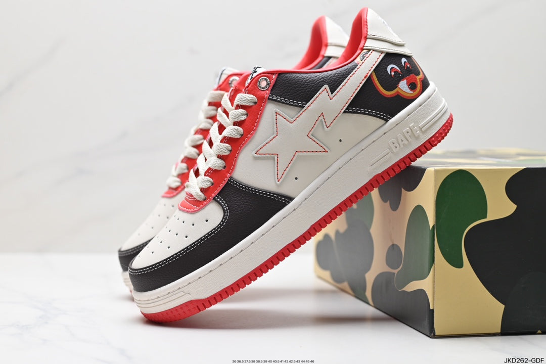 Bape-Shoes casual sports skateboard board shoes