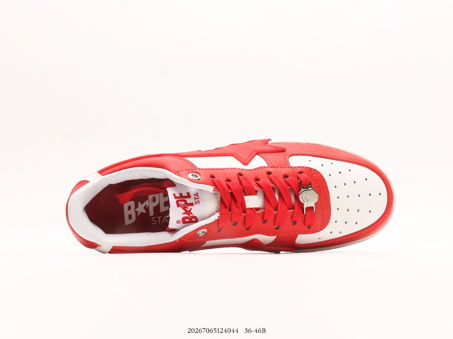 Bape-Shoes Classic Lacquer Leather Low cut Sports Leisure Board Shoes