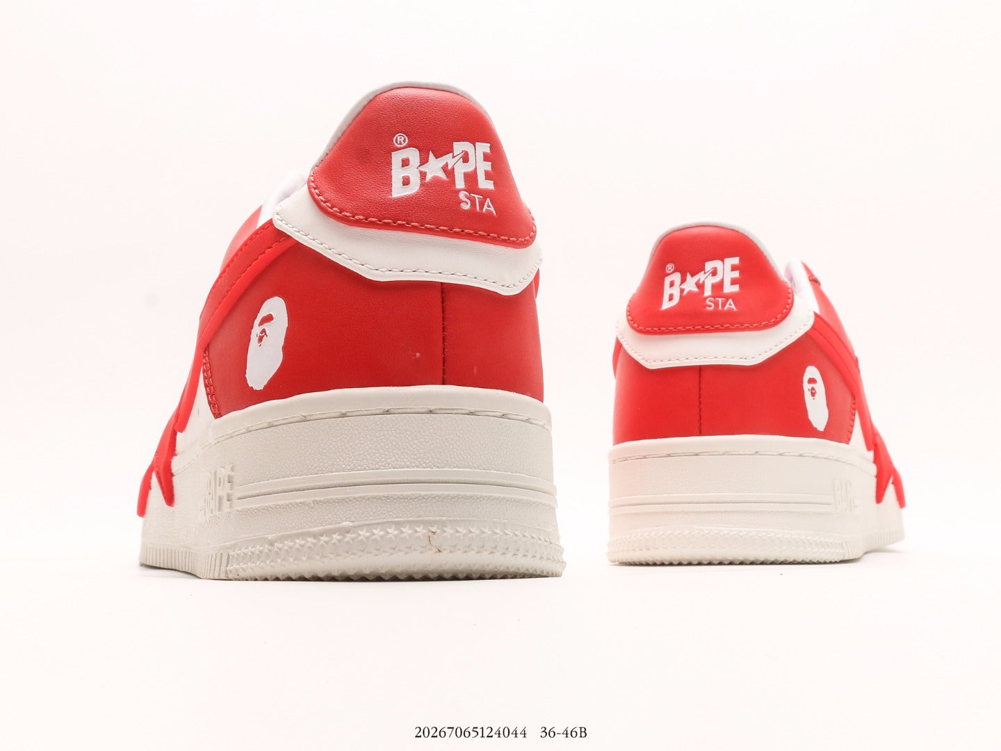 Bape-Shoes Classic Lacquer Leather Low cut Sports Leisure Board Shoes