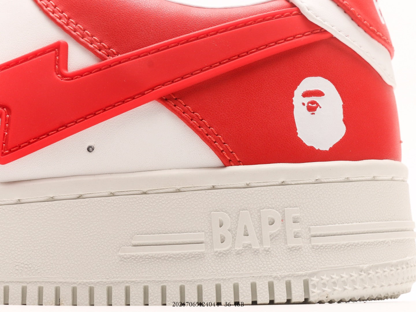 Bape-Shoes Classic Lacquer Leather Low cut Sports Leisure Board Shoes