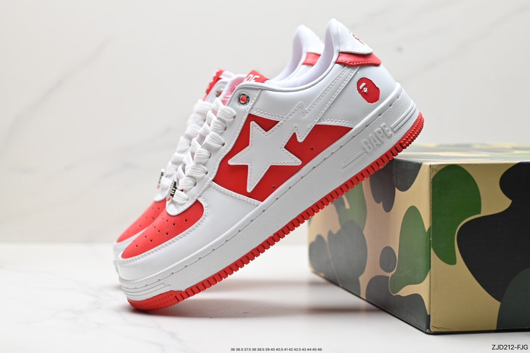 Bape-Shoes low cut casual sports shoes