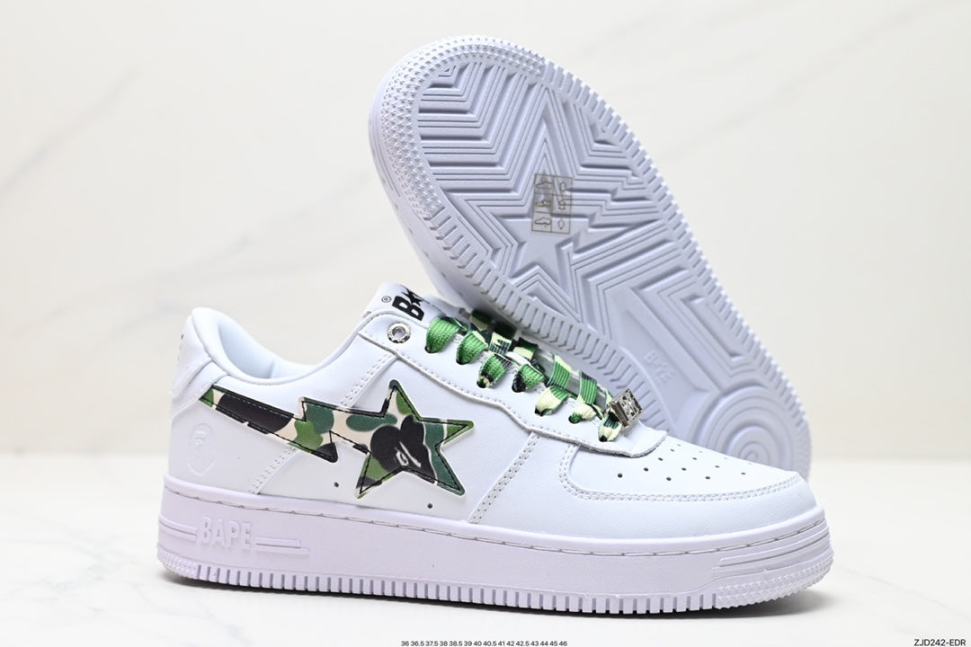 Bape-Shoes Low Cut Casual Sports Shoes