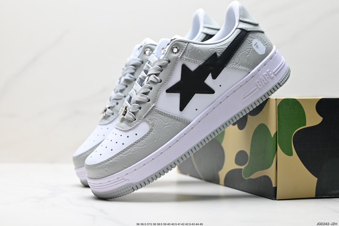 Bape-Shoes Low Cut Casual Sports Shoes