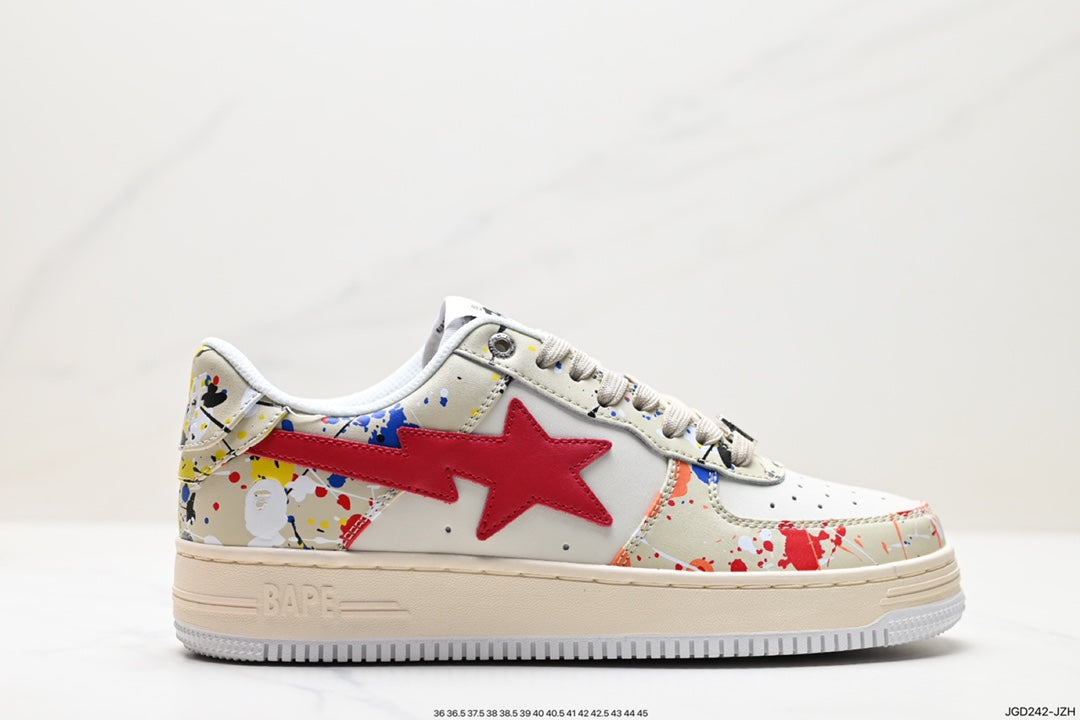 Bape-Shoes Low Cut Casual Sports Shoes