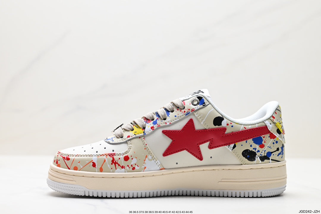 Bape-Shoes Low Cut Casual Sports Shoes