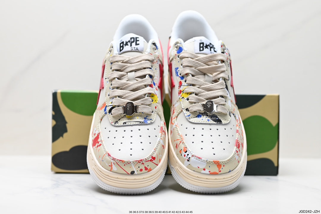Bape-Shoes Low Cut Casual Sports Shoes