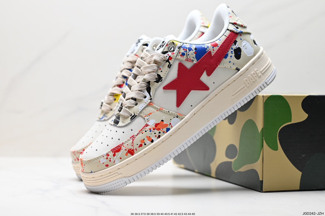 Bape-Shoes Low Cut Casual Sports Shoes