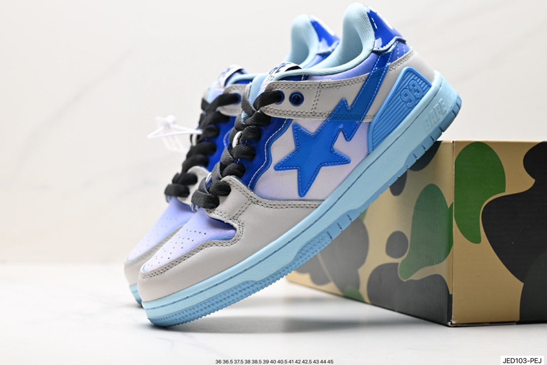 Bape-Shoes Low Cut Casual Sports Shoes