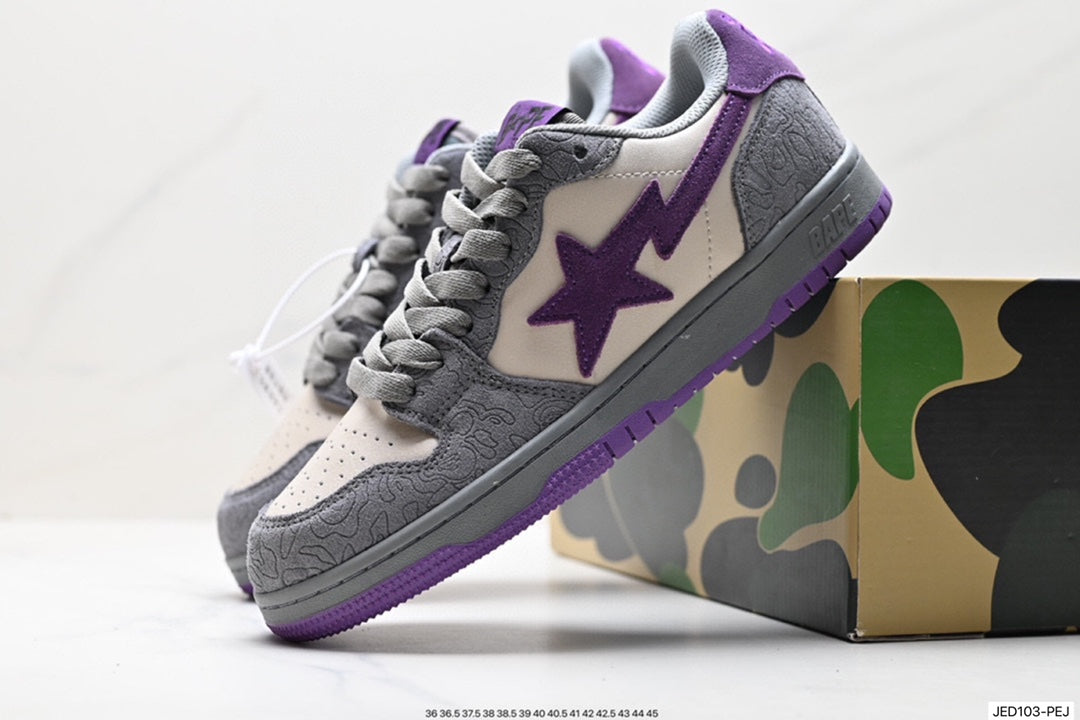 Bape-Shoes Low Cut Casual Sports Shoes