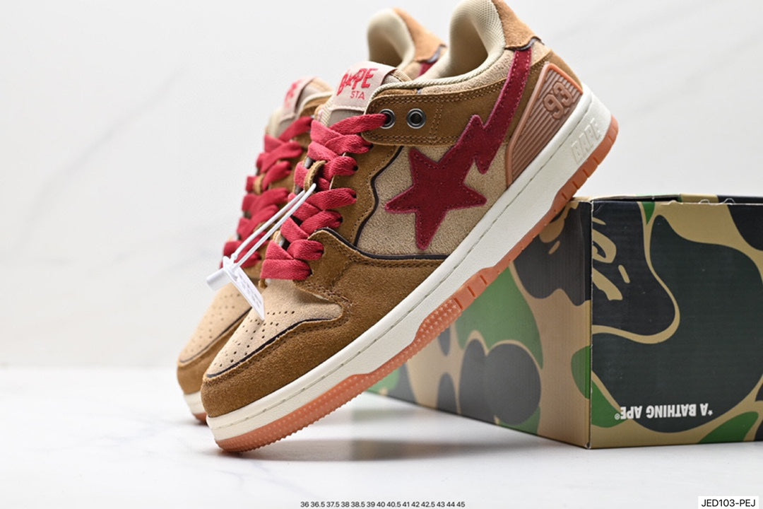 Bape-Shoes Low Cut Casual Sports Shoes