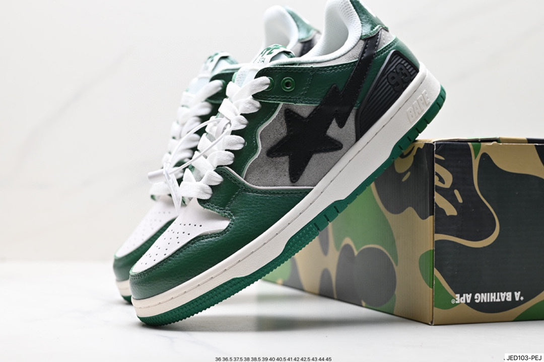 Bape-Shoes Low Cut Casual Sports Shoes