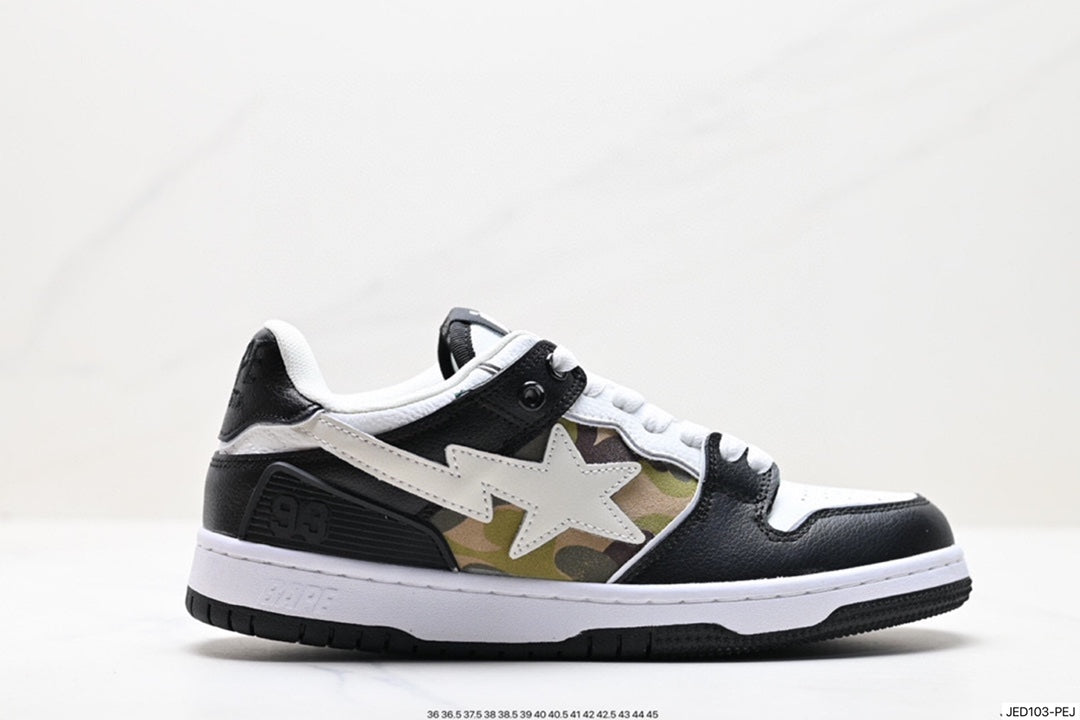 Bape-Shoes Low Cut Casual Sports Shoes