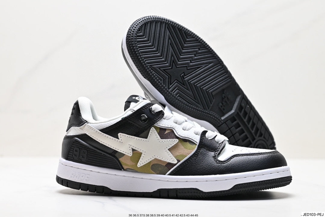 Bape-Shoes Low Cut Casual Sports Shoes