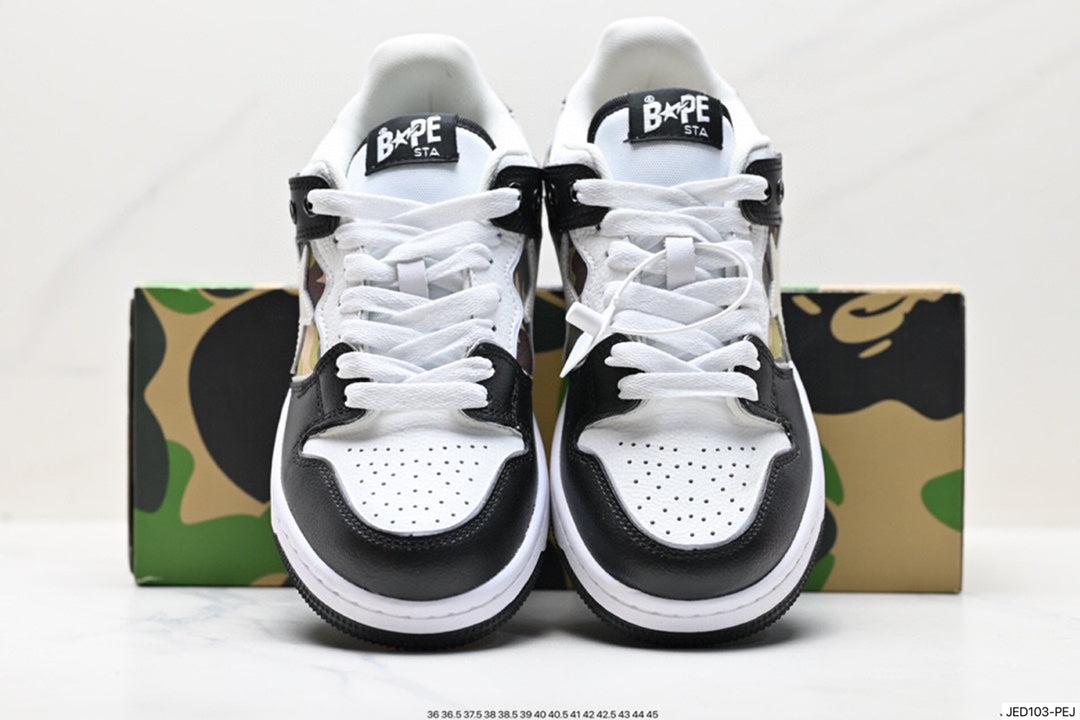 Bape-Shoes Low Cut Casual Sports Shoes