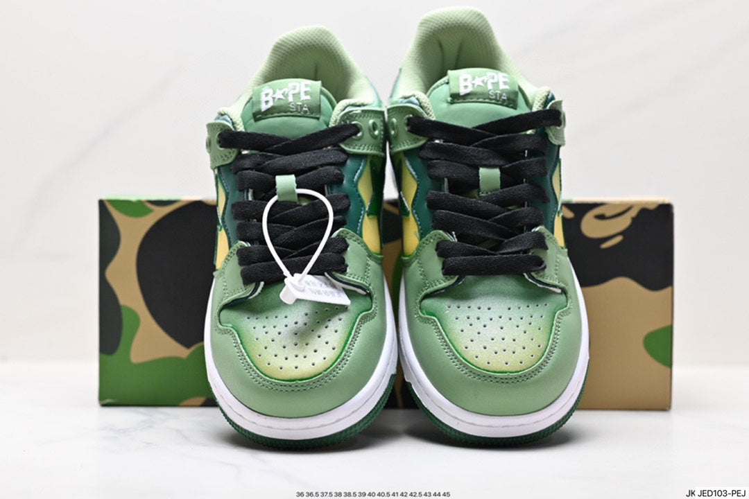 Bape-Shoes Low Cut Casual Sports Shoes