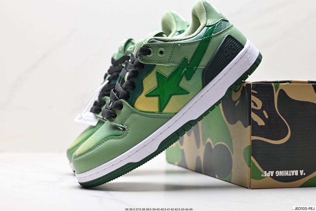 Bape-Shoes Low Cut Casual Sports Shoes