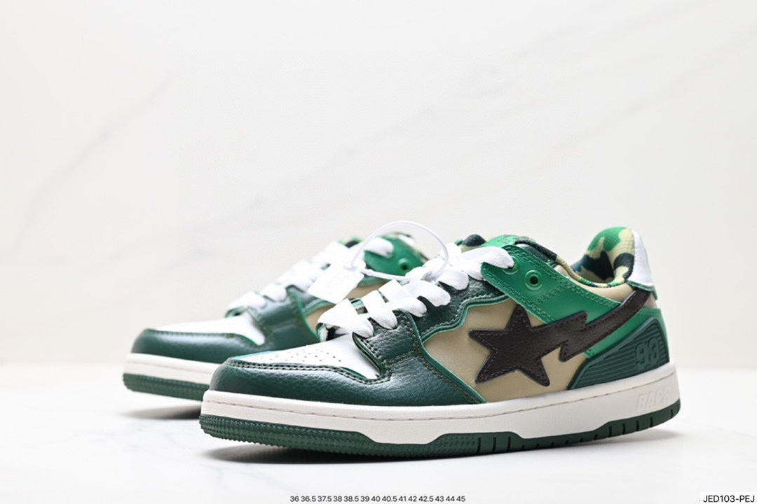 Bape-Shoes Low Cut Casual Sports Shoes