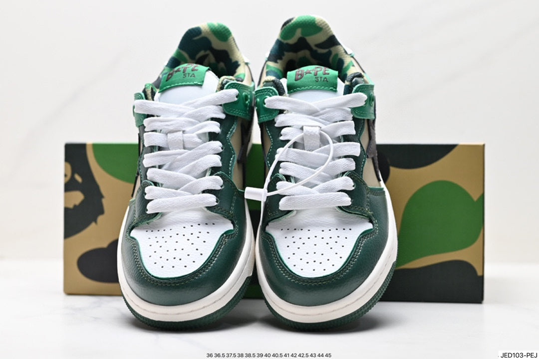 Bape-Shoes Low Cut Casual Sports Shoes
