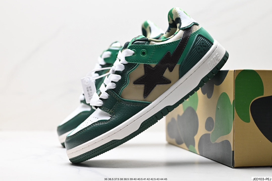 Bape-Shoes Low Cut Casual Sports Shoes