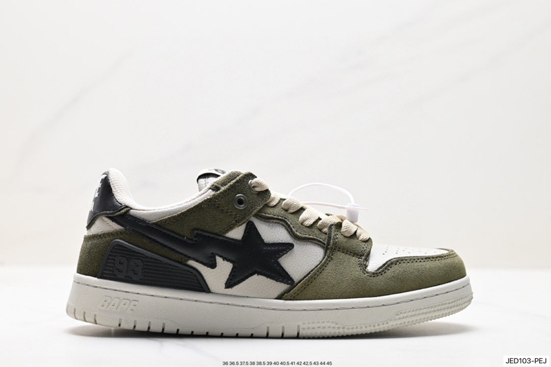 Bape-Shoes Low Cut Casual Sports Shoes