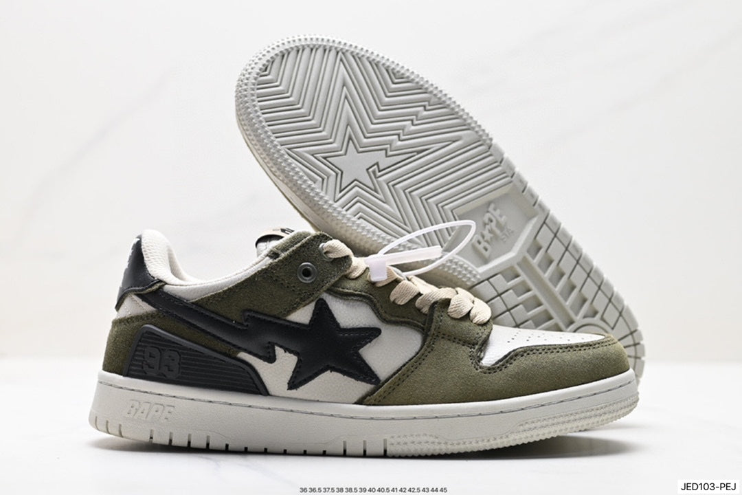 Bape-Shoes Low Cut Casual Sports Shoes
