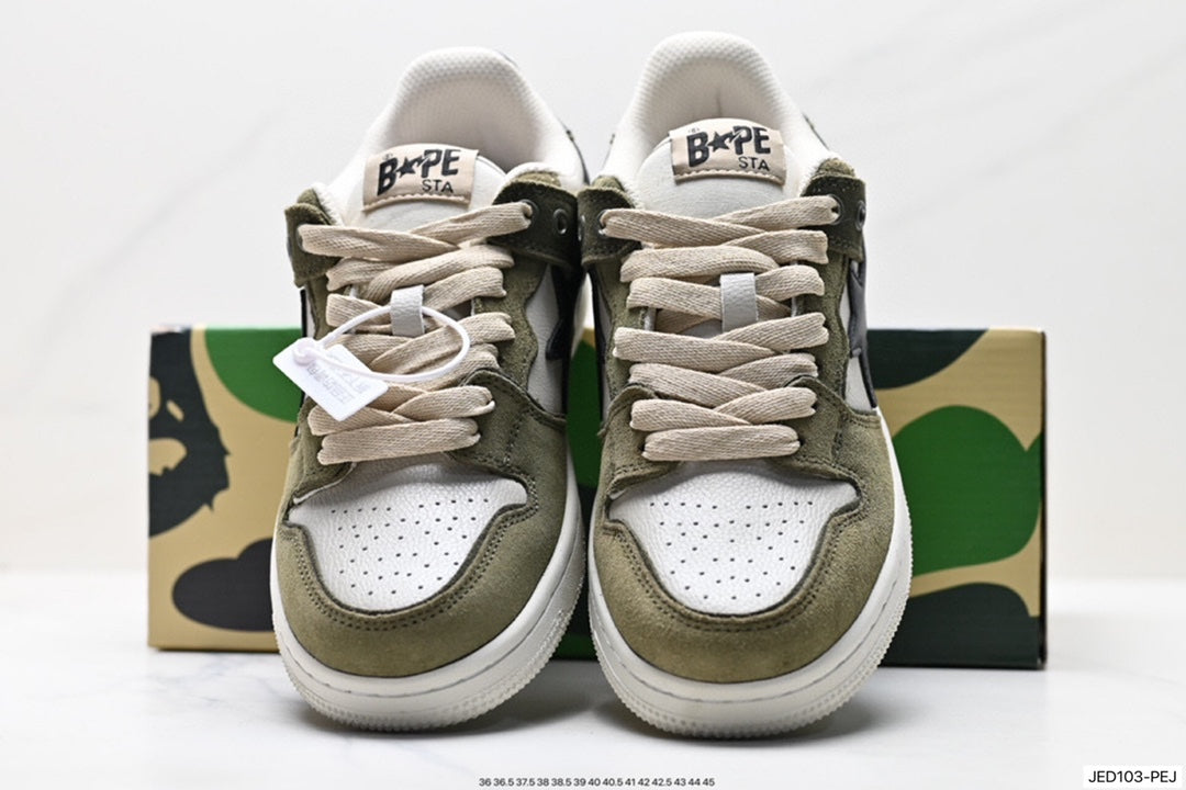 Bape-Shoes Low Cut Casual Sports Shoes