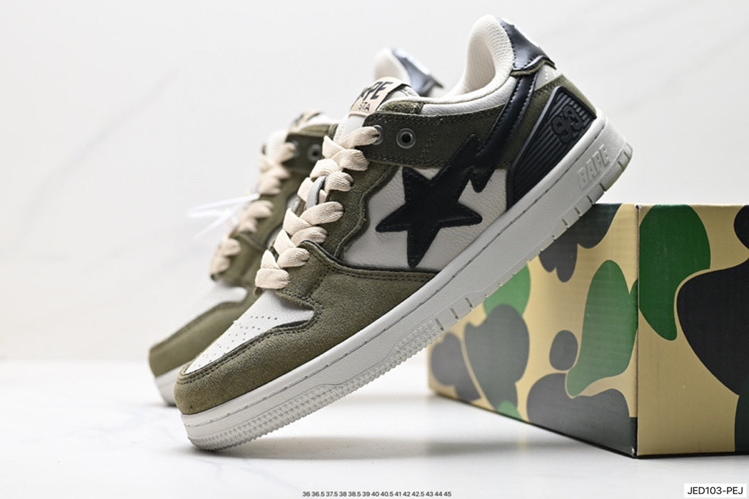 Bape-Shoes Low Cut Casual Sports Shoes
