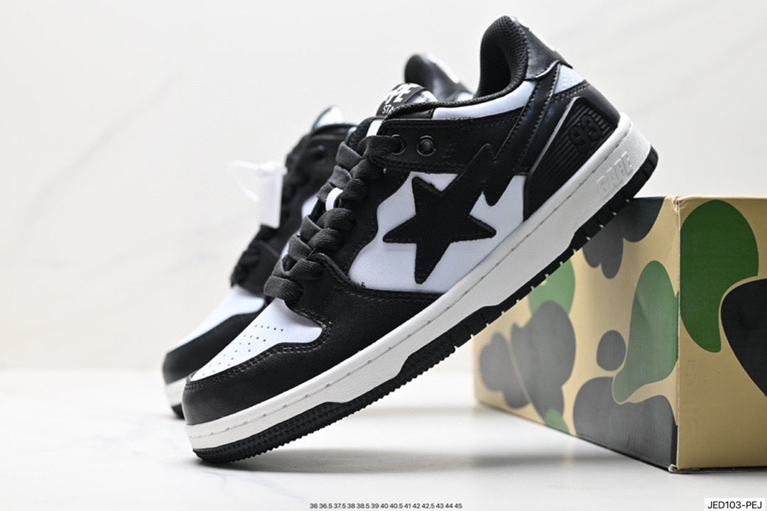 Bape-Shoes Low Cut Casual Sports Shoes