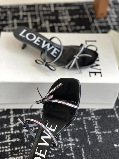 Loewe-slippers Summer limited edition ice silk mesh slippers