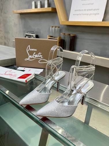 Women's CL-High Heels Elegant Fashionable Silver (8.5CM)