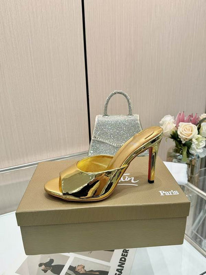 Women's CL-High Heels Elegant Fashionable  Gold