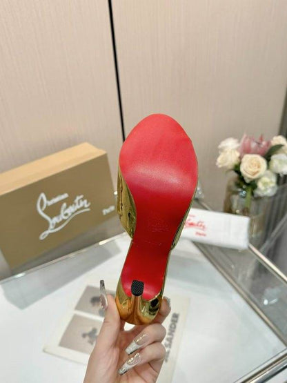 Women's CL-High Heels Elegant Fashionable  Gold